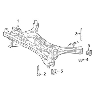 Lexus OE - Rear Suspension - Suspension Mounting (FWD)