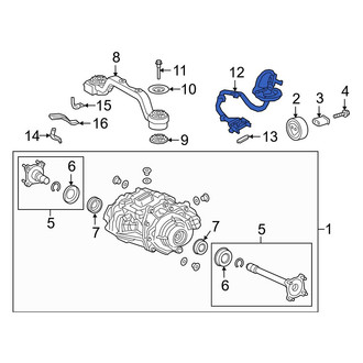Lexus OE - Rear Hybrid Electric Motor Wiring Harness