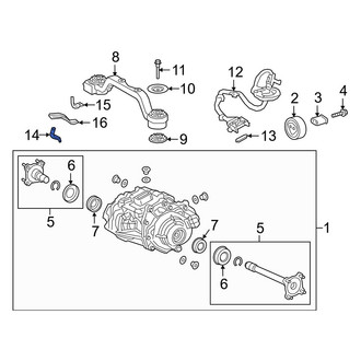 Lexus OE - Hybrid Electric Motor Wiring Harness Bracket