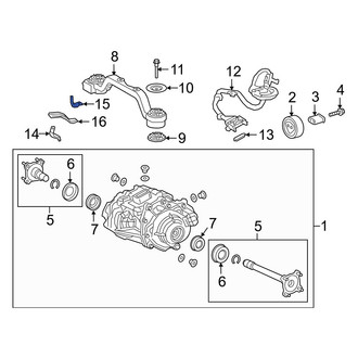Lexus OE - Hybrid Electric Motor Wiring Harness Bracket