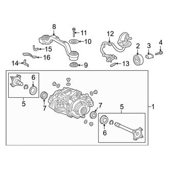 Lexus OE - Rear Suspension - Axle & Differential