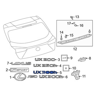 Lexus OE - Rear Hatch Emblem