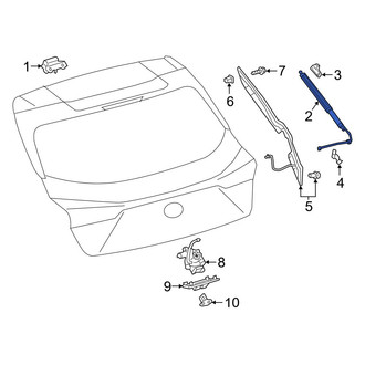 Lexus OE - Rear Left Liftgate Lift Support