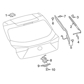 Lexus OE - Lift Gate - Lock & Hardware (Power Liftgate)