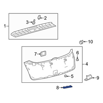 Lexus OE - Rear Liftgate Trim Cover