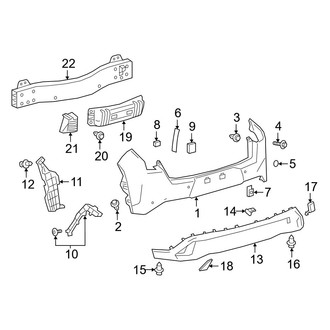 Lexus OE - Rear Bumper - Bumper & Components