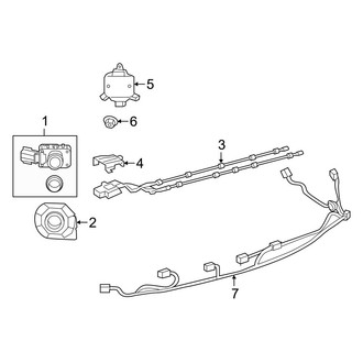 Lexus OE - Rear Bumper - Electrical Components