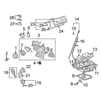 Lexus OE - Front Engine Crankshaft Seal