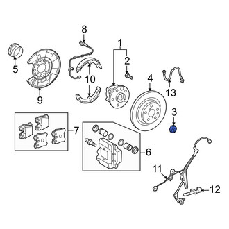 Lexus OE - CV Joint Nut