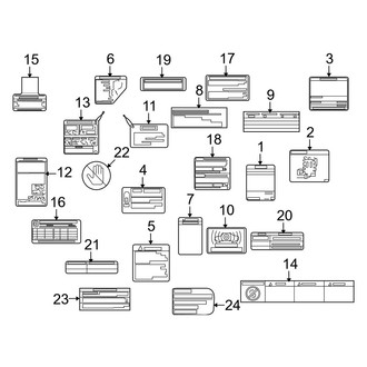 Lexus OE - Information Labels - Labels