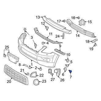 Lexus OE - Upper Bumper Cover Screw
