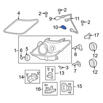 Lexus OE - Front Turn Signal Light Bulb