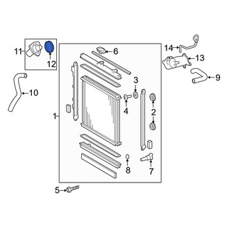Lexus OE - Engine Coolant Thermostat Housing Gasket