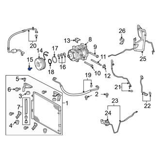 Lexus OE - A/C Compressor Clutch Bolt