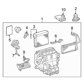 Lexus OE - Air Conditioner & Heater - Front Evaporator