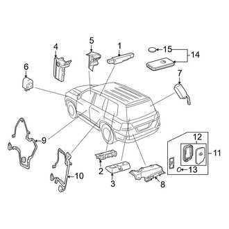 Lexus OE - Electrical - Alarm System (Remote Door Lock)