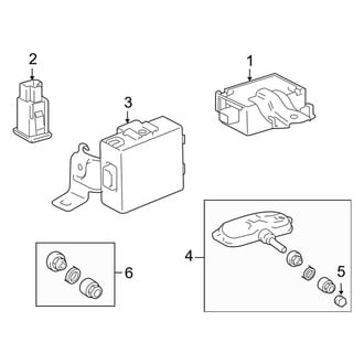 Lexus OE - Electrical - Tire Pressure Monitor Components