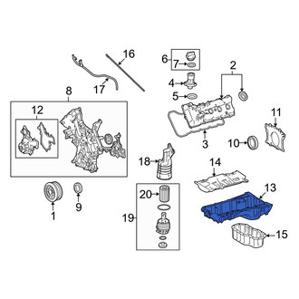 Lexus OE - Upper Engine Oil Pan