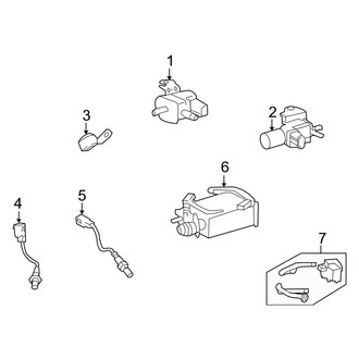 Lexus OE - Emission System - Emission Components