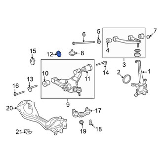 Lexus OE - Front Alignment Camber Adjusting Eccentric