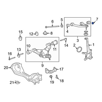 Lexus OE - Suspension Control Arm Nut