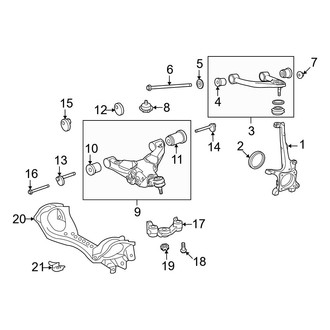 Lexus OE - Front Suspension - Suspension Components