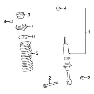 Lexus OE - Front Suspension - Struts & Components