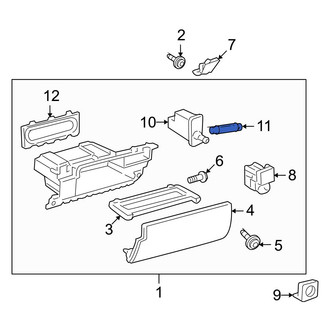 Lexus OE - Glove Box Light Bulb