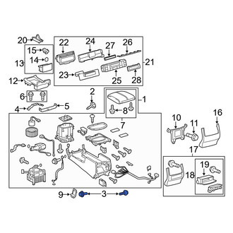 Lexus OE - HVAC Blower Motor Housing Bolt