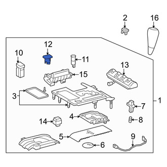 Lexus OE - 12 Volt Accessory Power Outlet Cover