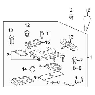 Lexus OE - Console (Upper Components)