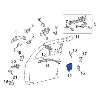 Lexus OE - Front Left Door Latch Assembly