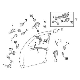 Lexus OE - Front Door - Lock & Hardware