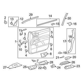 Lexus OE - Front Door - Interior Trim