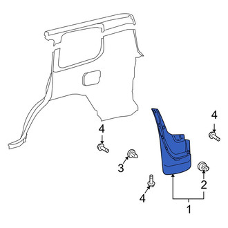 Lexus OE - Rear Left Mud Guard