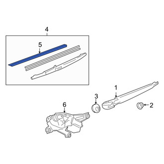 Lexus OE - Rear Wiper Blade Refill Set