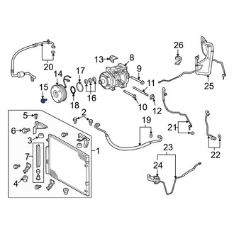 Lexus OE - A/C Compressor Clutch Bolt