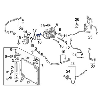 Lexus OE - A/C Compressor Clutch Washer