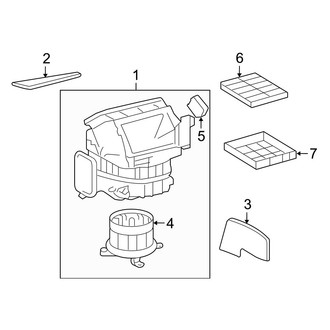 Lexus OE - Air Conditioner & Heater - Blower Motor & Fan