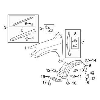 Lexus OE - Fender & Components