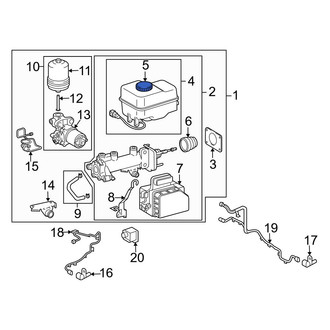 Lexus OE - Brake Master Cylinder Reservoir Cap