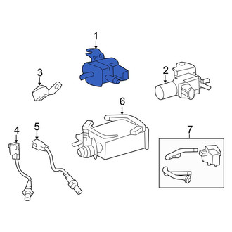 Lexus OE - Rear Exhaust Gas Recirculation (EGR) Vacuum Delay Valve