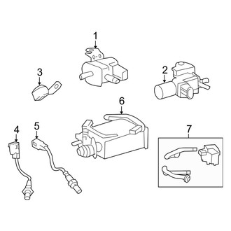 Lexus OE - Emission System - Emission Components