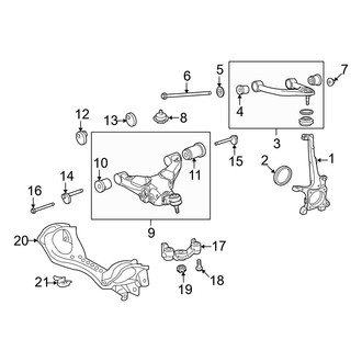 Lexus OE - Front Suspension - Suspension Components