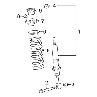 Lexus OE - Front Suspension - Struts & Components