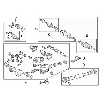 Lexus OE - Front Suspension - Carrier & Front Axles