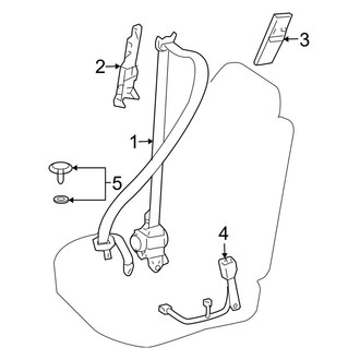 Lexus OE - Restraint Systems - Front Seat Belts