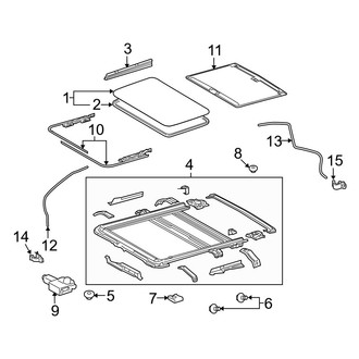 Lexus OE - Roof - Sunroof