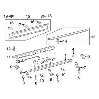 Lexus OE - Bumper Cover Grommet