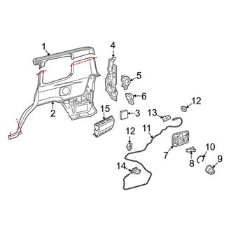 Lexus OE - Quarter Panel & Components